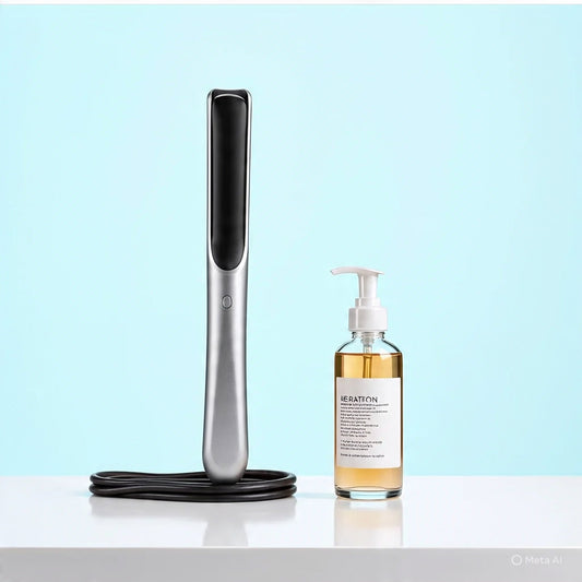 straightner+keratain hair mask